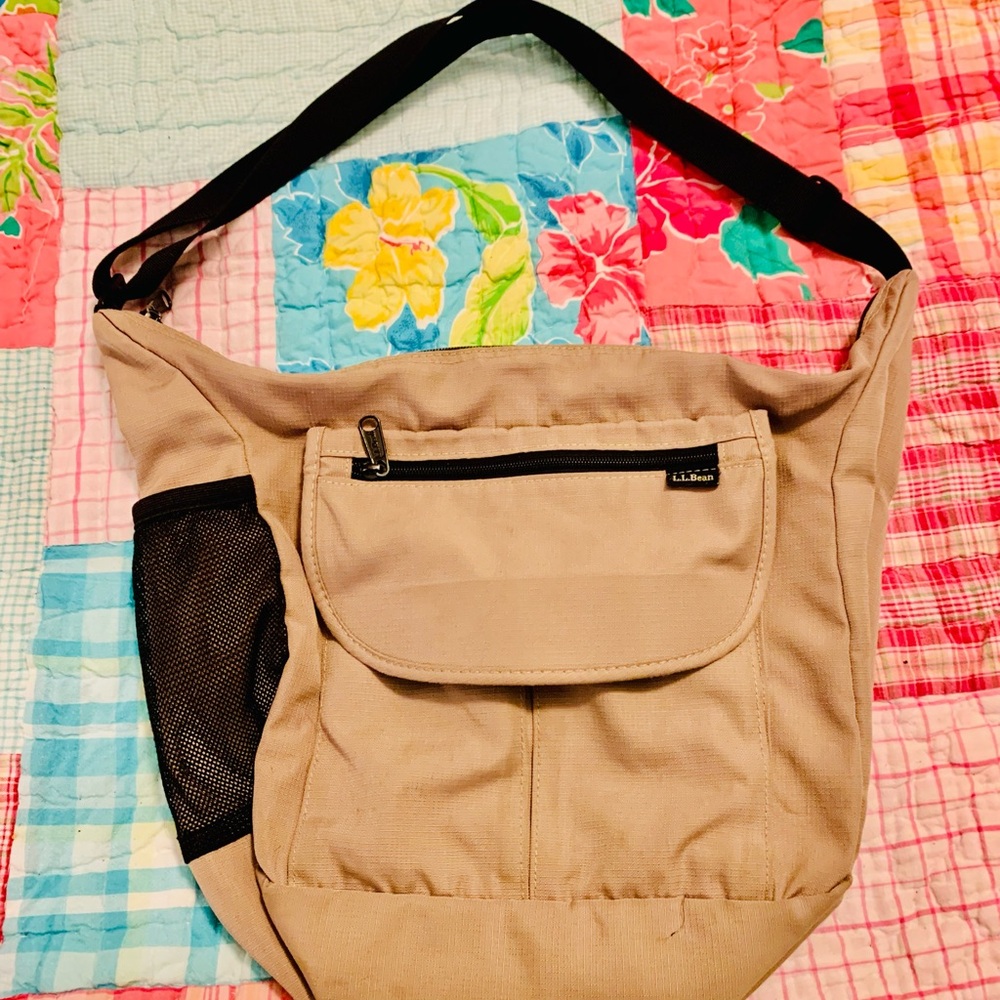L.L. Bean Tan Crossbody Bag